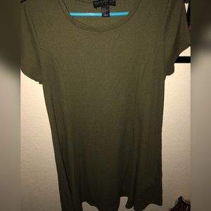 Forever 21 Olive Green Swing dress